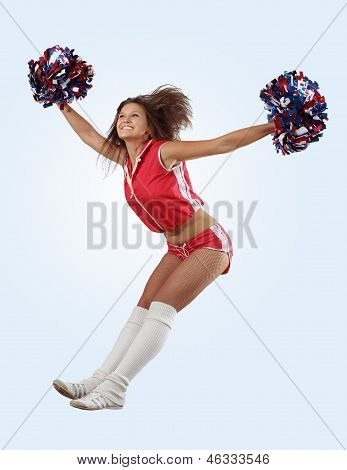 menina de claque salto