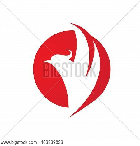 Phoenix Vector Icon Illustration