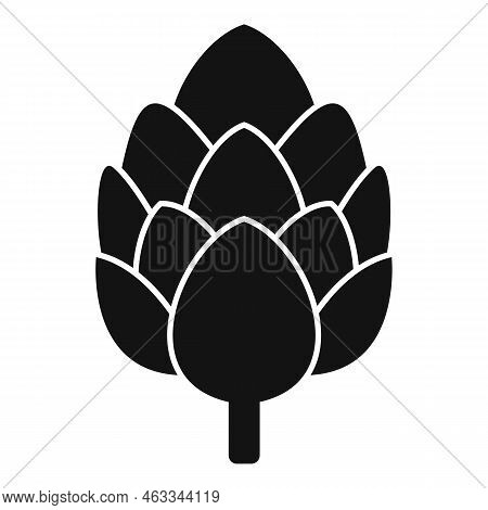 Agriculture Artichoke Icon Simple Vector. Food Plant. Salad Leaf
