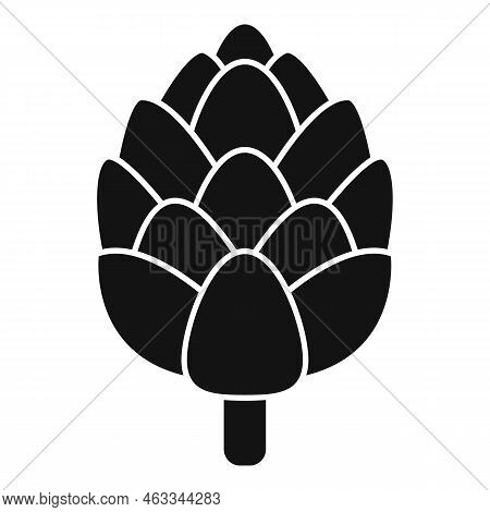 Diet Artichoke Icon Simple Vector. Food Plant. Salad Foliage
