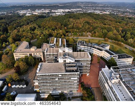 Hagen, Germany - September 16, 2020: University Of Hagen In Germany. The University Is Also Known As
