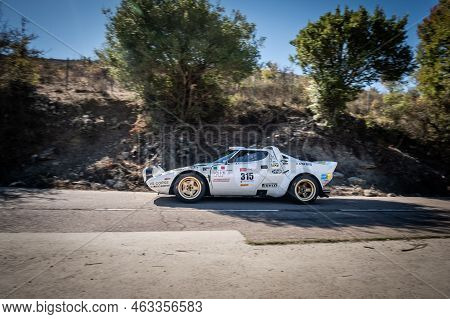 Novella, Corsica, France - 7th October 2022: Stefano Roversi And Tommaso Oggioni Compete In Their La