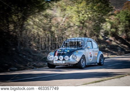 Novella, Corsica, France - 7th October 2022: Nicolas Boisdron And Nicolas Cren Compete In Their Volk