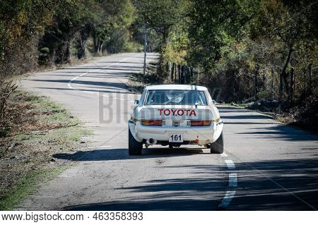 Novella, Corsica, France - 7th October 2022: Thomas Bonatre And Guillaume Bonatre Compete In Their T
