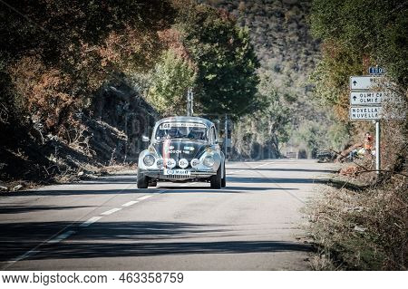 Novella, Corsica, France - 7th October 2022: Nicolas Boisdron And Nicolas Cren Compete In Their Volk