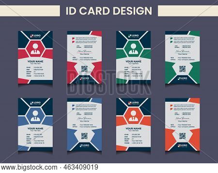 Creative Modern Unique Id Card Design Template