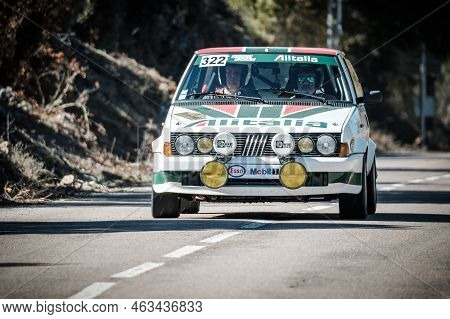 Novella, Corsica, France - 7th October 2022: Laurent Toussaint And Patrick Pelletier Compete In Thei