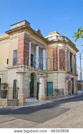 Historical house. Santa Maria di Leuca. Puglia. Italy.