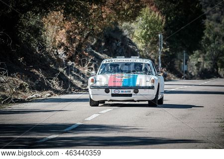 Novella, Corsica, France - 7th October 2022: Stephane Peculier And Marc Michel Compete In Their Pors