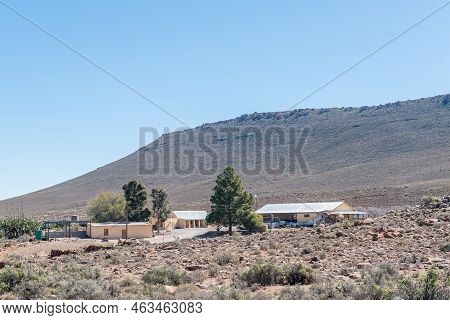 Fraserburg, South Africa - Sep 3, 2022: Farm Buildings At Eselfontein Guest Farm On The Historic Pos