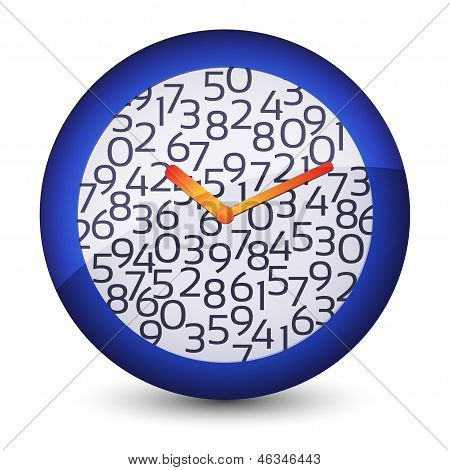 Vecteur horloge mécanique
