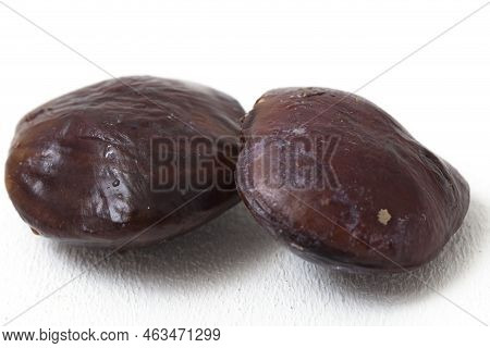 Archidendron Pauciflorum, Commonly Known As Djenkol /jengkol Isolated On White Background