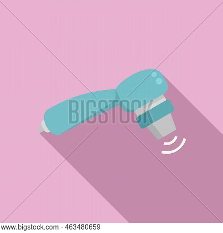 Ultrasound Therapy Icon Flat Vector. Physio Massage. Doctor Treatment