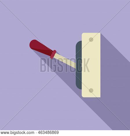 Breaker Off Icon Flat Vector. Fuse Box. Fuse Panel