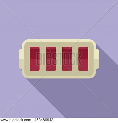Terminal Breaker Icon Flat Vector. Electric Box. Home Fuse