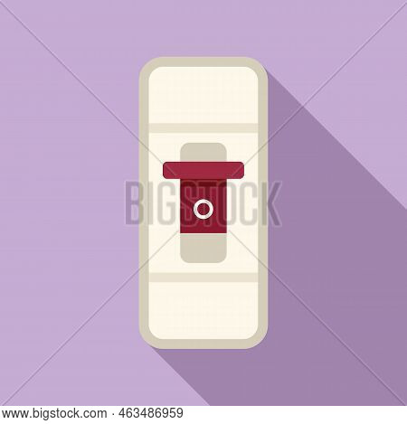Fuse Breaker Icon Flat Vector. Switch Panel. Home Power