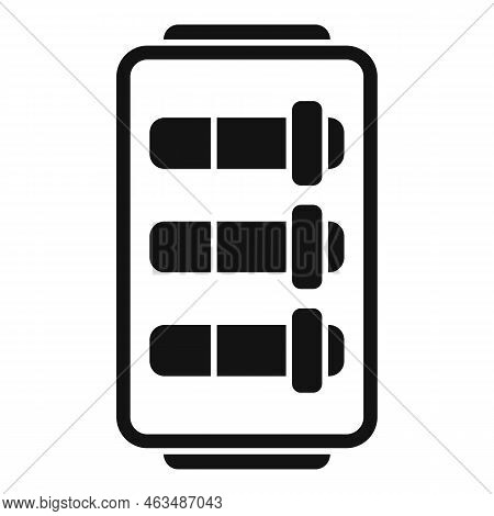 Counter Breaker Icon Simple Vector. Circuit Box. Electric Fuse