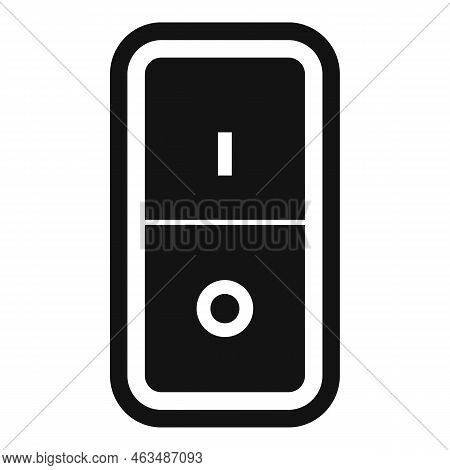 Circuit Breaker Icon Simple Vector. Electric Box. Fuse Panel