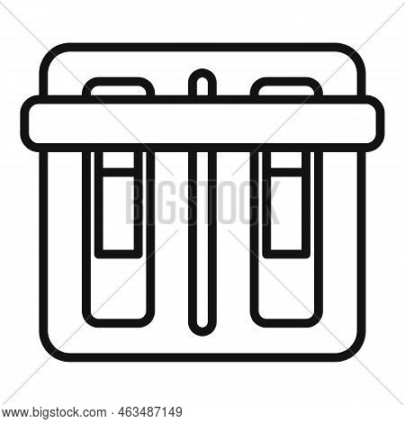 Wire Breaker Icon Outline Vector. Fuse Panel. Safety Machine