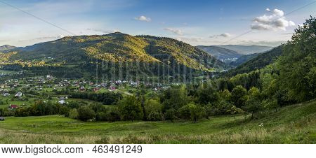 Carpathian Rural Landscape, Hutsulshchyna National Park, Ukraine