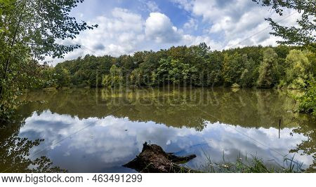 Lake In The Carpathian Forest, Hutsulshchyna National Park, Ukraine
