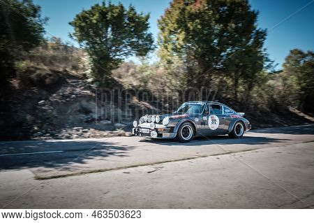 Novella, Corsica, France - 7th October 2022: Jean-francois Demorge And Gerard Lorand Compete In Thei