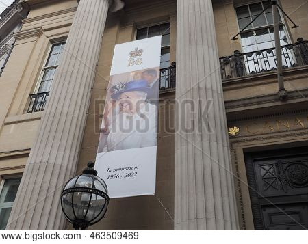 Queen In Memorial At Canada House In London