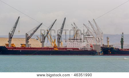 Skib på Djibouti Port