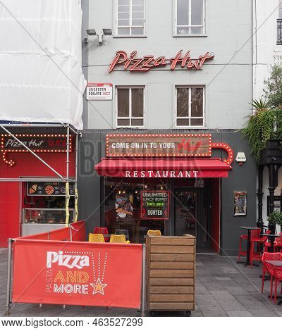 Pizza Hut Shopfront In London