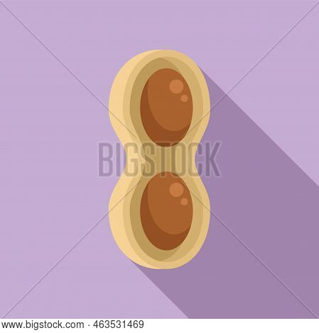 Gmo Bean Icon Flat Vector. Dna Food. Medicine Gene