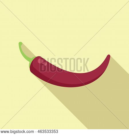 Gmo Pepper Icon Flat Vector. Dna Food. Medicine Gene