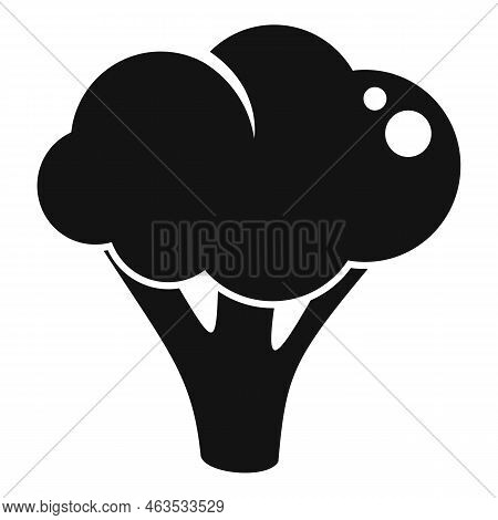 Gmo Broccoli Icon Simple Vector. Dna Food. Gene Medicine