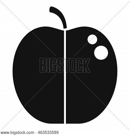 Gmo Apple Icon Simple Vector. Chemistry Test. Gene Medicine