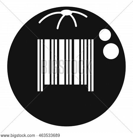 Gmo Orange Fruit Icon Simple Vector. Agriculture Dna. Medicine Gene