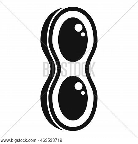 Gmo Bean Icon Simple Vector. Dna Food. Medicine Gene