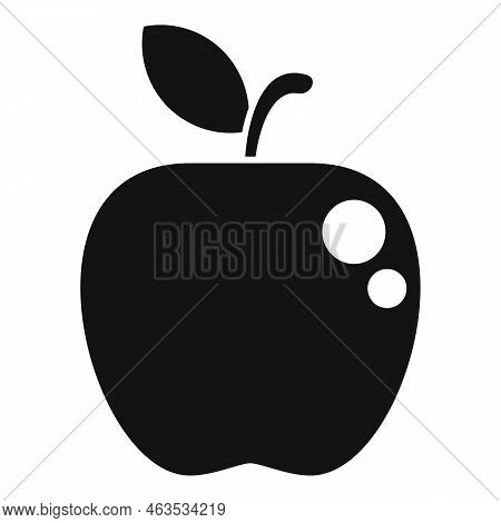 Agriculture Gmo Apple Icon Simple Vector. Dna Food. Medicine Gene