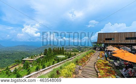 Khao Kho Phetchabun Thailand-july 31,2022,pino Latte Restaurant & Cafe Coffee On A Hill In Phetchabu