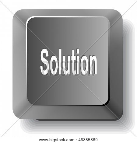 Solution. Vector computer key.
