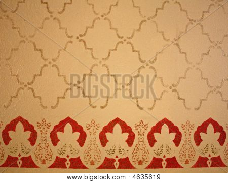Sfondo con bordi Stenciled