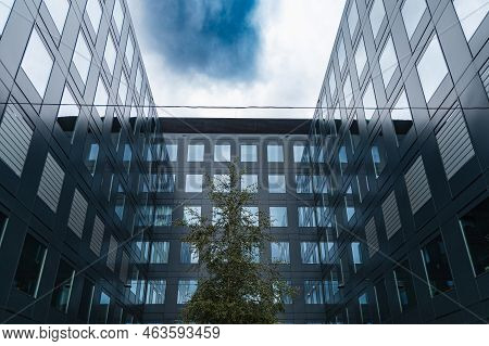 Wroclaw, Poland - September 2021: Buildings At Campus Of The Wrocław University Of Technology