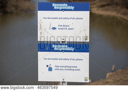 Catahoula National Wildlife Refuge Louisiana/usa - December 21 2021: Sign At The Catahoula National 