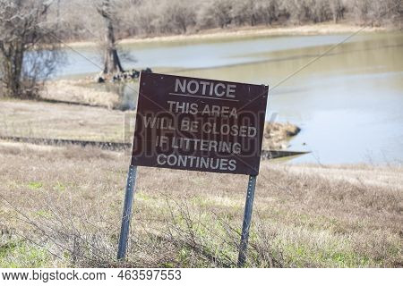 Catahoula National Wildlife Refuge Louisiana/usa - December 21 2021: Notice That The Area At The Cat