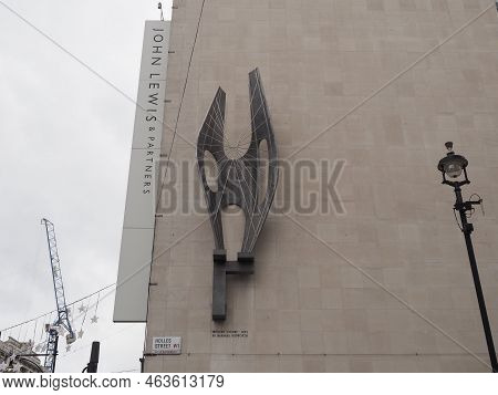 Winged Figure In London