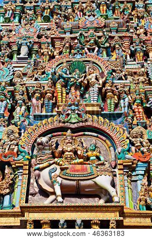 Relief Of Menakshi Temple