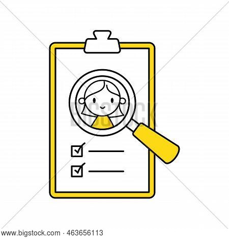 Employee Performance Evaluation. Human Resource Management And Hiring Concept. Vector Stock Illustra