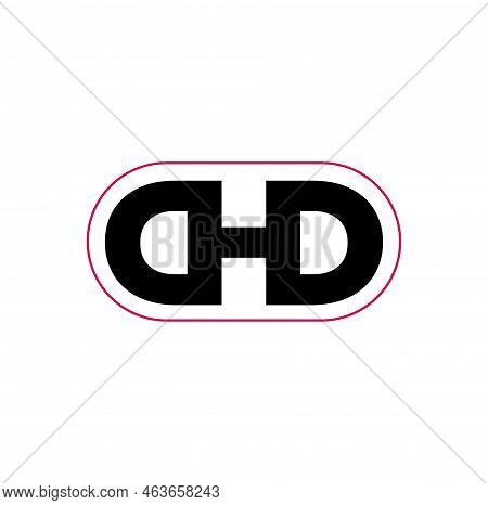 Dhd Company Name Initial Letters Monogram. Dhd Icon.