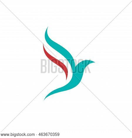Bird Abstract Logo, Dove Logo, Eagle Logo