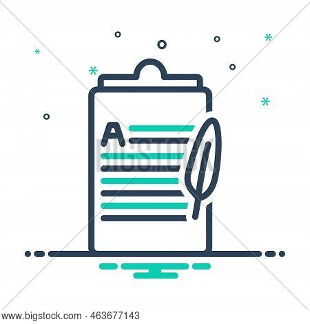 Mix Icon For Initial Beginning Inceptive Preparatory Basic Original Letter Alphabet