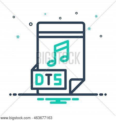 Mix Icon For Dts Application Audio Contract Music Note Archive Multimedia Player Sound