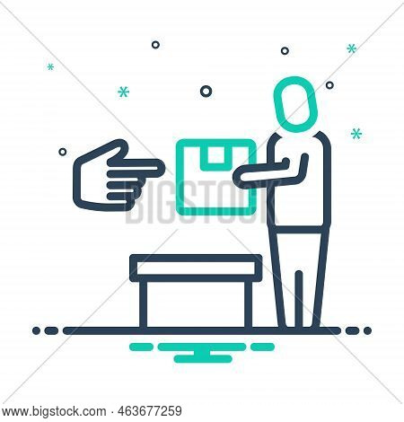 Mix Icon For Herself Self Yourself Himself Oneself Yourselves Gift Indication